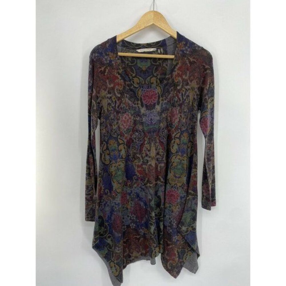 Soft Surroundings Women's Paisley Floral Scoop NecK SIZE XS - Picture 2 of 6